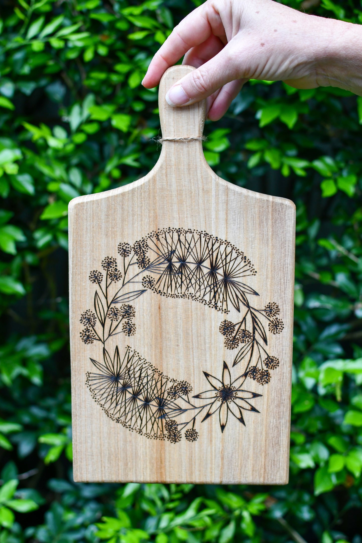 Cheese board - Australian wild flowers