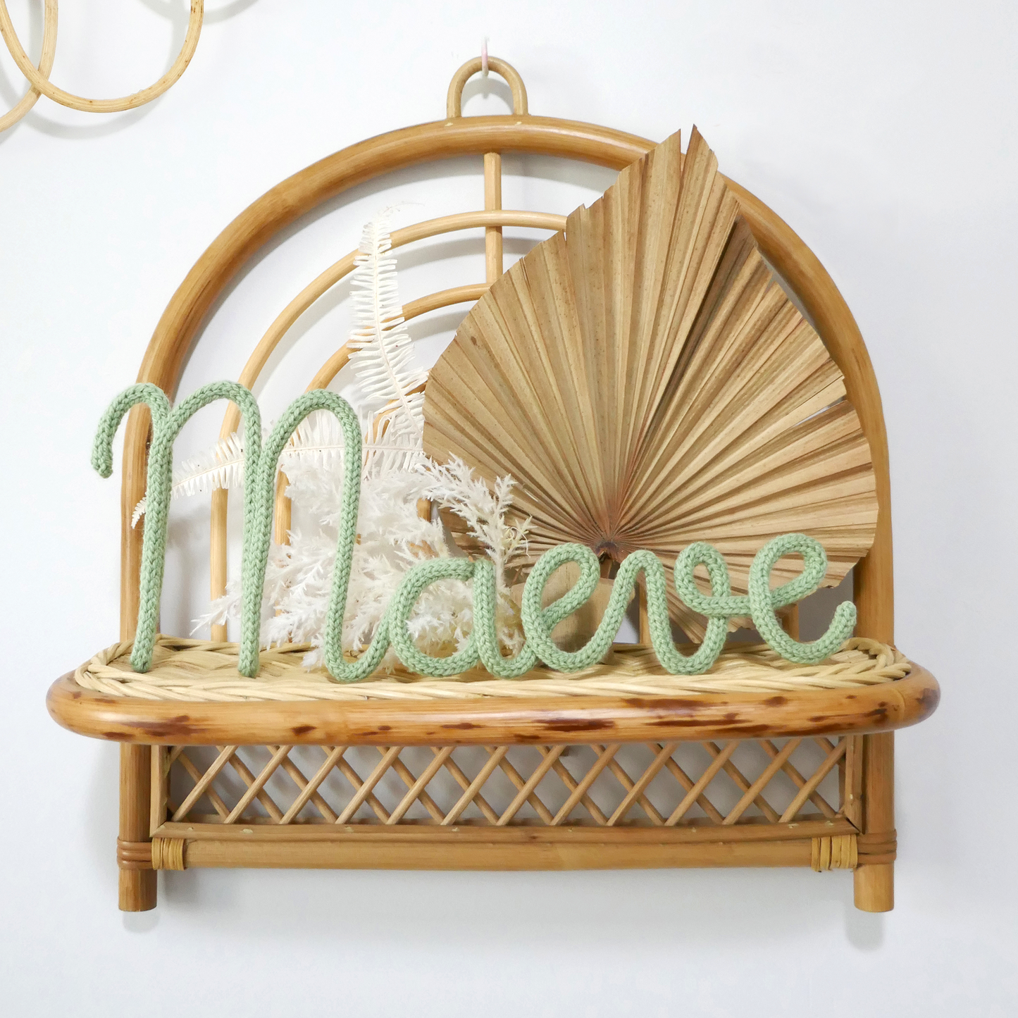 Custom Made Knitted Name