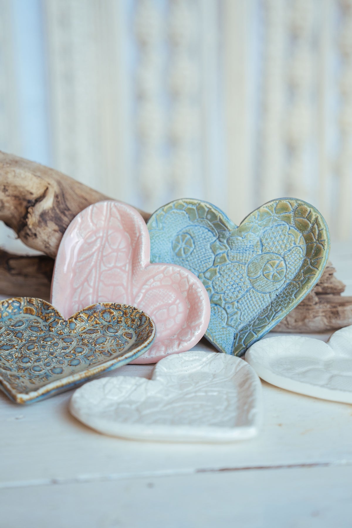 Heart ceramic dish