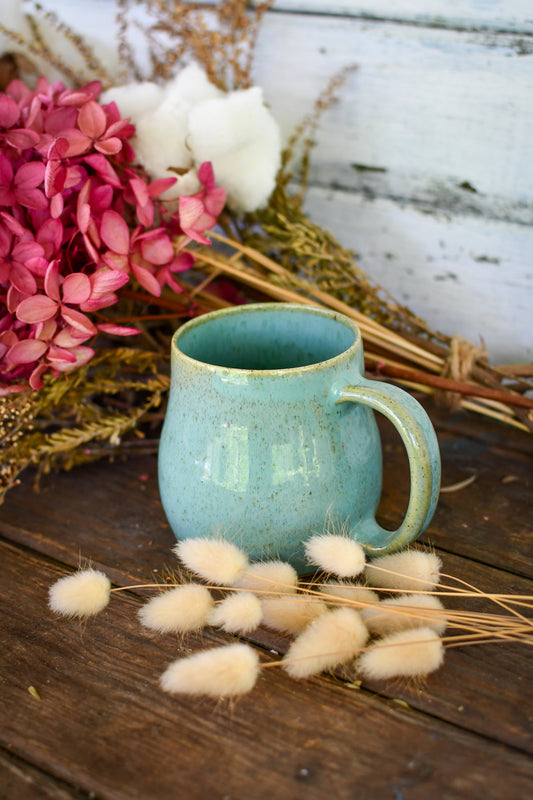Ceramic green mug