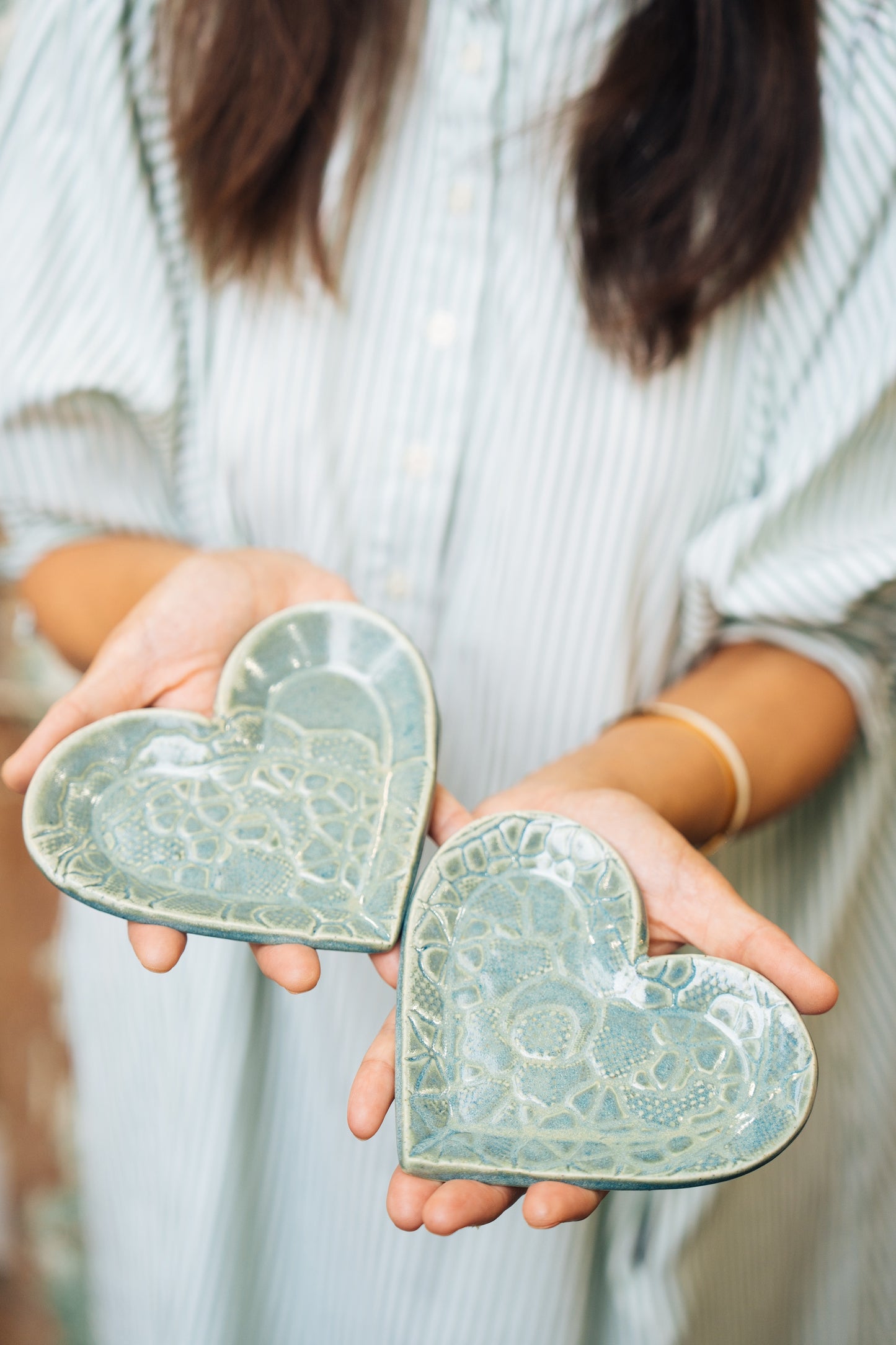 Heart ceramic dish
