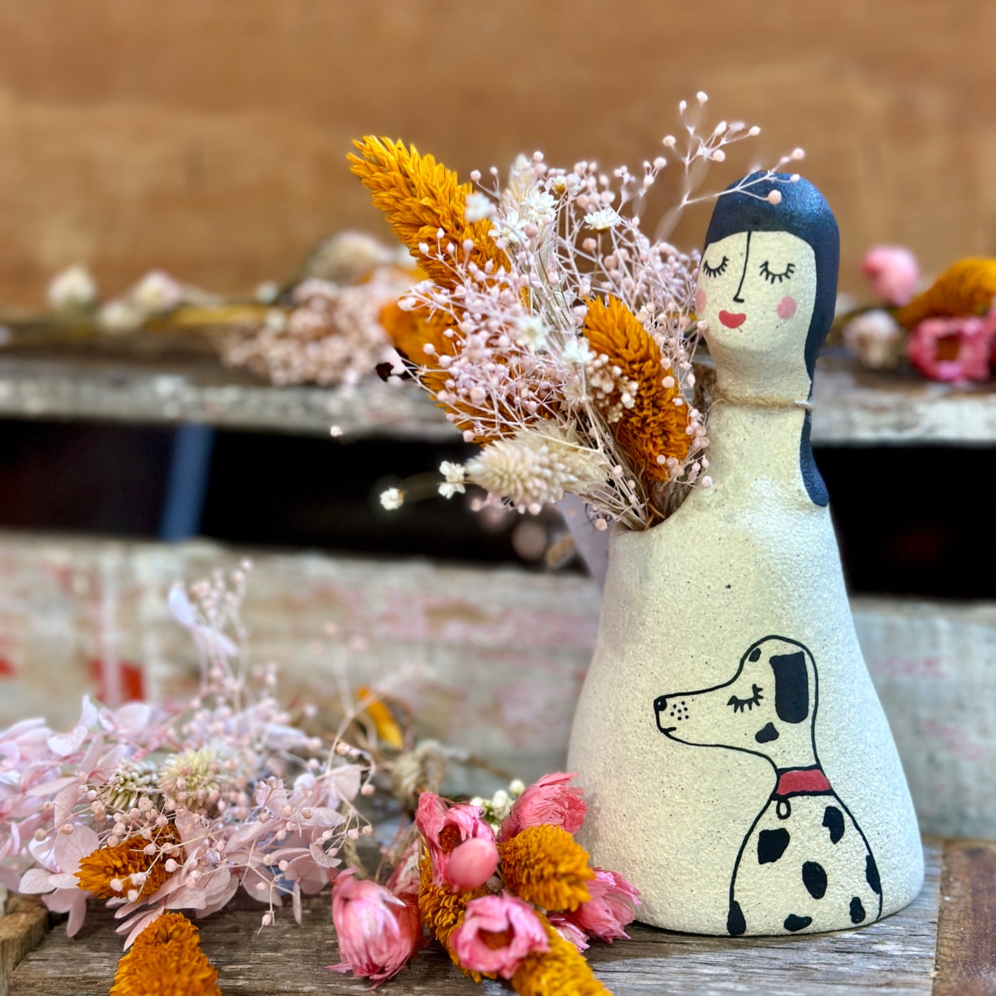Ceramic Lady Vase