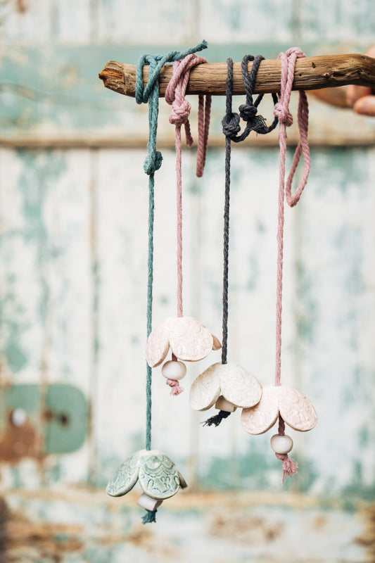 Ceramic petal bell
