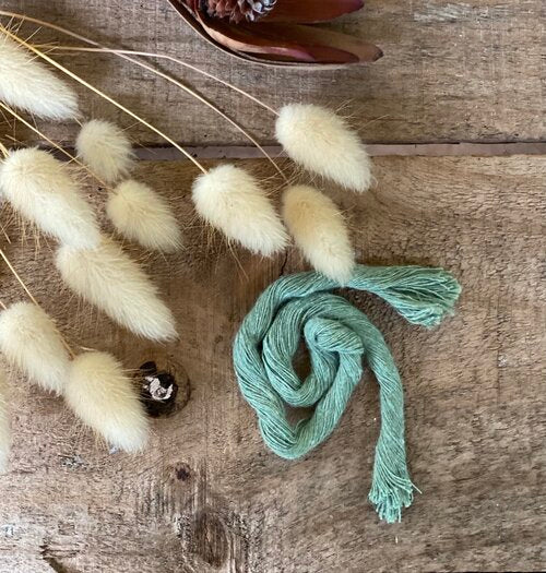 DIY Macrame earrings - tridangle