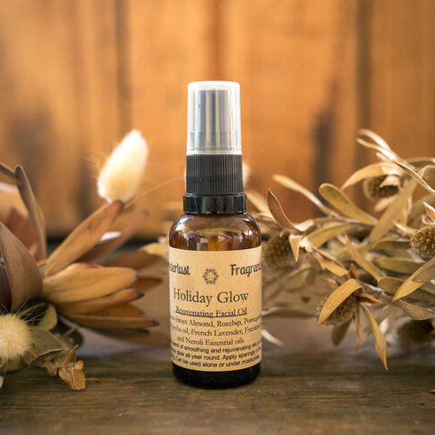Holiday glow facial oil