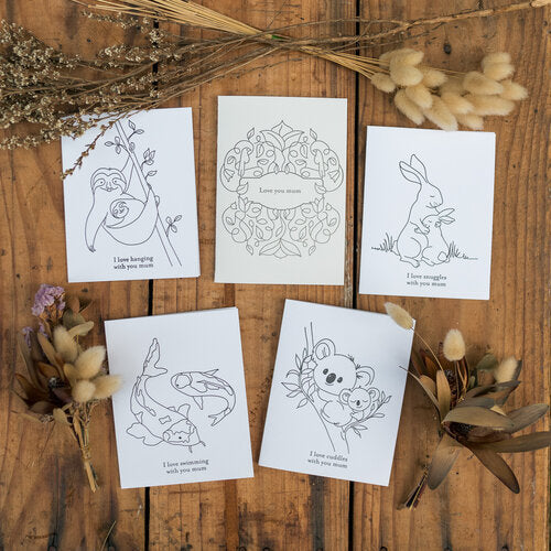 Mother Day letter press cards