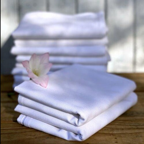 White napkins
