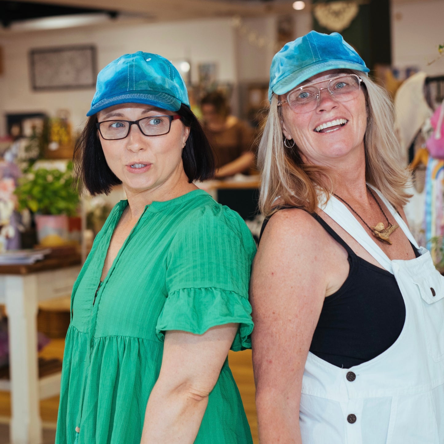 Ice Dye baseball cap