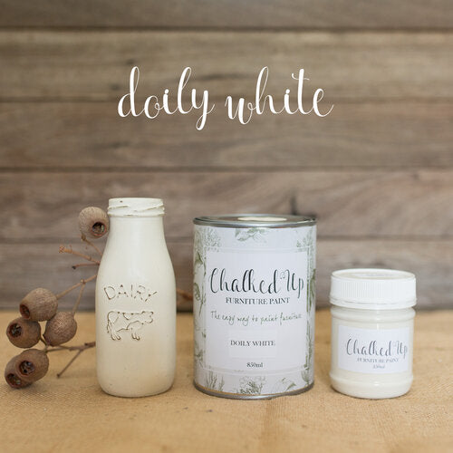 doily white chalk paint