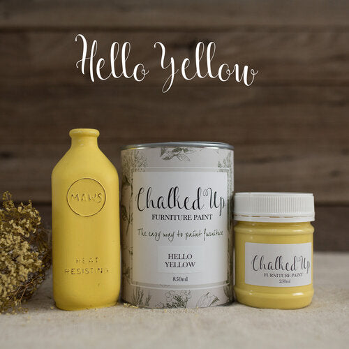 hello yellow chalk paint