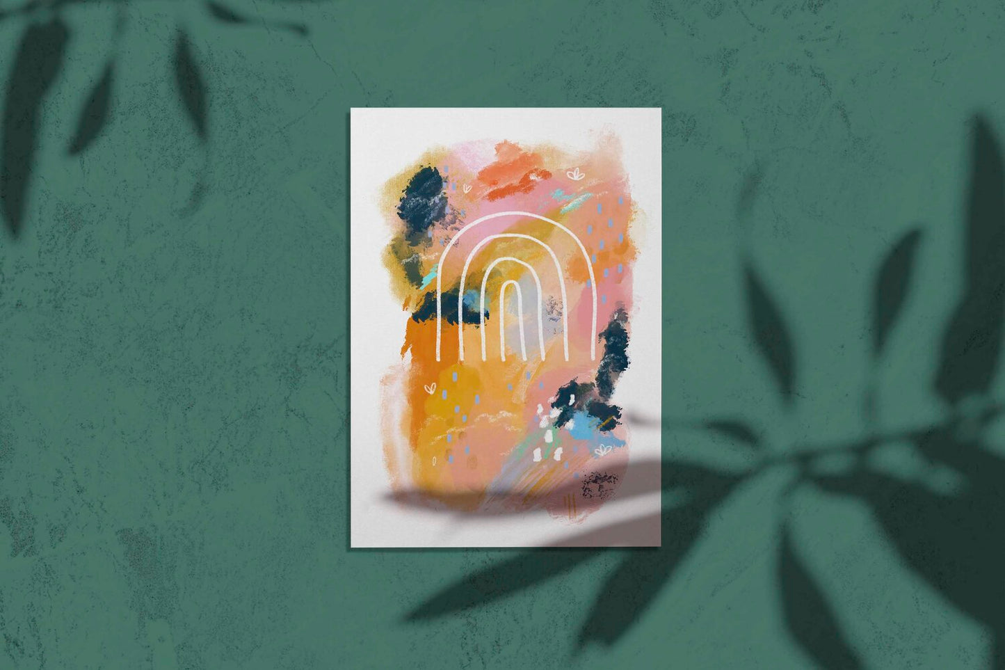 Ellen Jane Art Prints - Rainbow