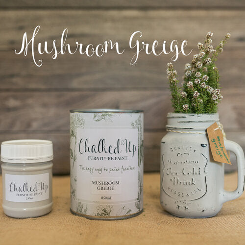 mushroom greige chalk paint