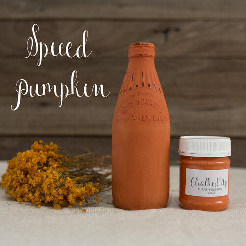 spiced pumpkin chalk paint