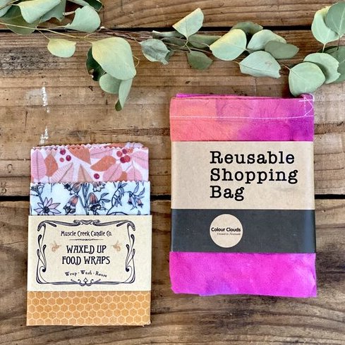 wax+wrap+and+shopping+bag