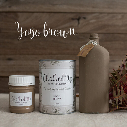 yoga brown chalk paint