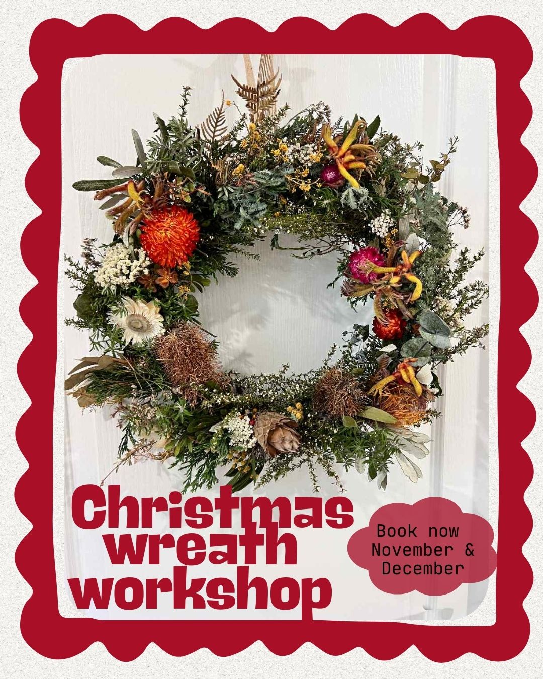 Christmas Wreath Workshop December