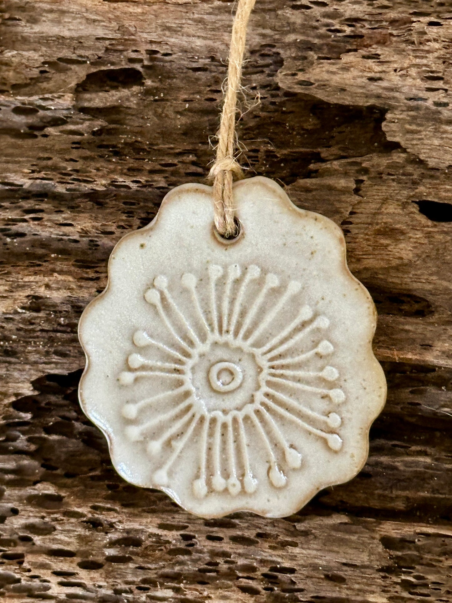 Handmade ceramic decorations with Australian flowers