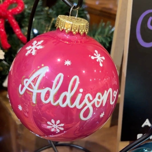 Personalised Christmas Bauble