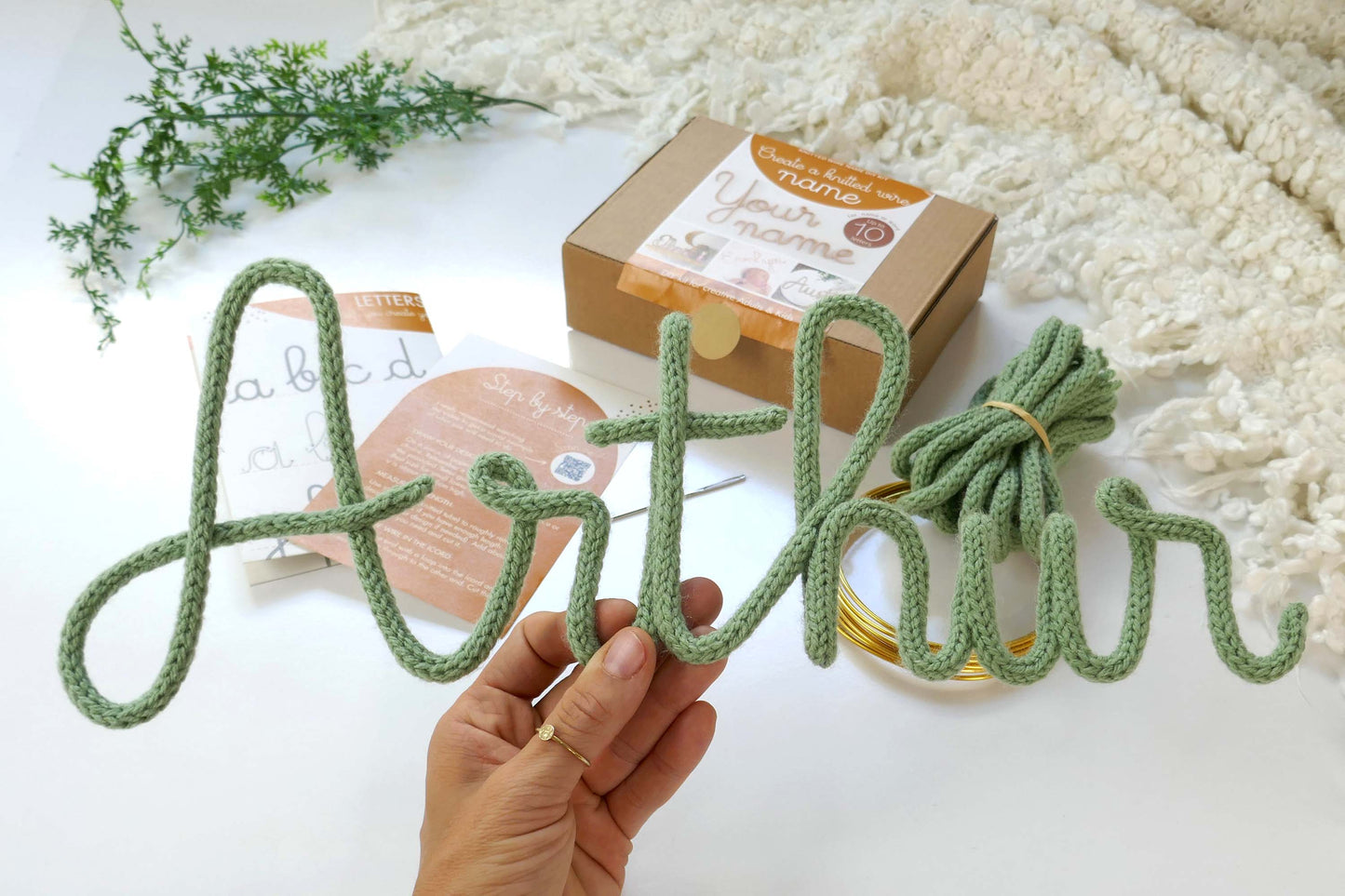 Knitted Name DIY Kit