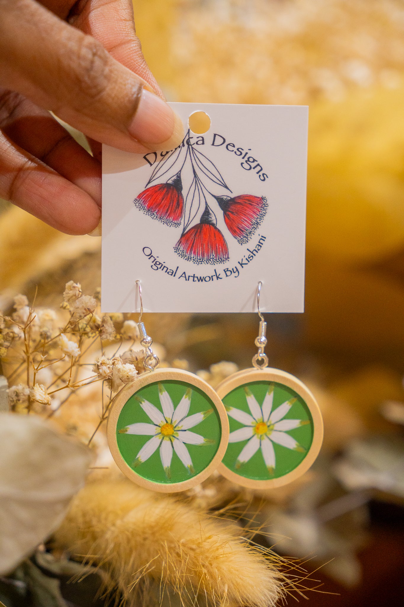 Australian Flower earrings