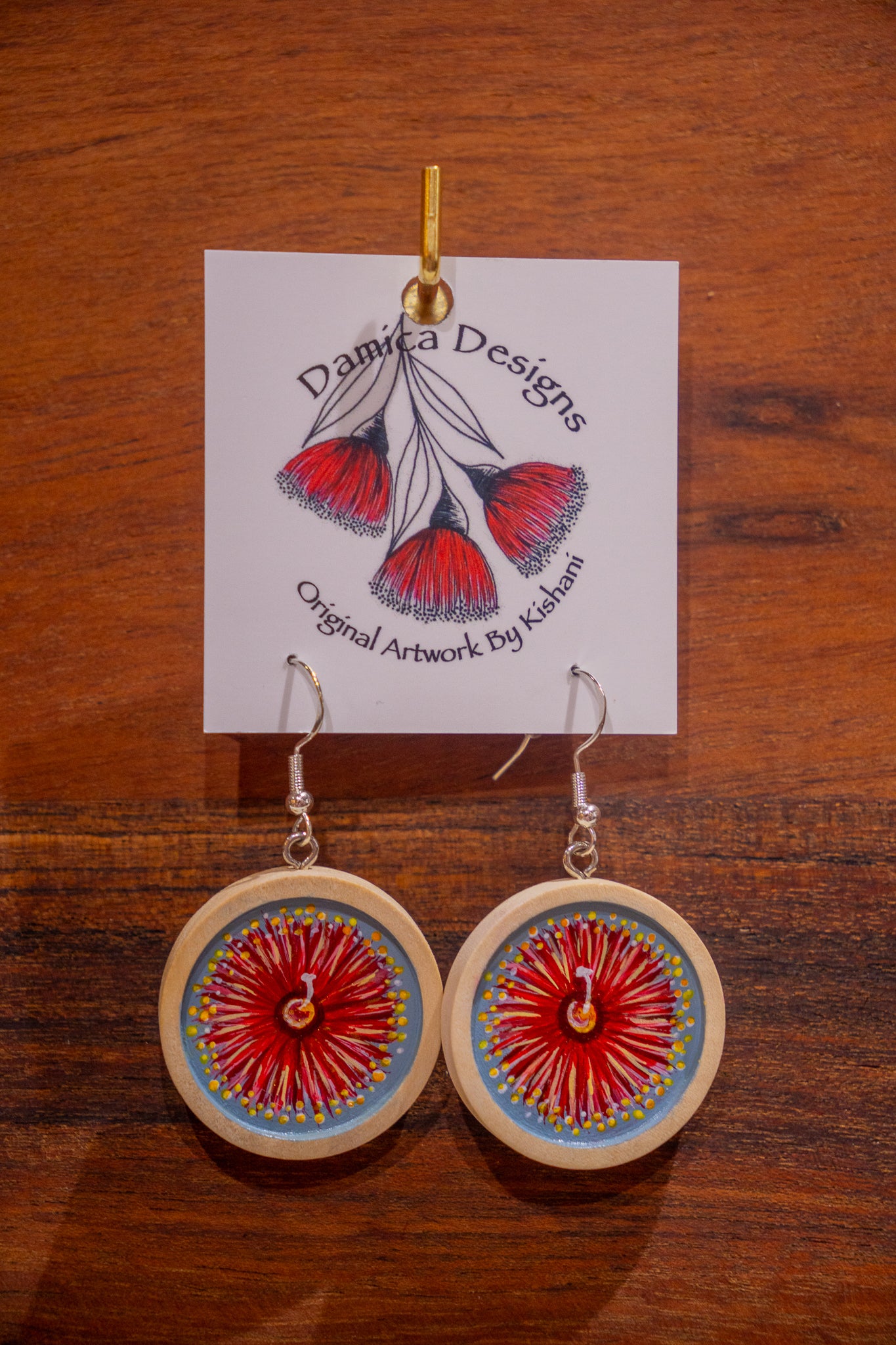 Australian Flower earrings