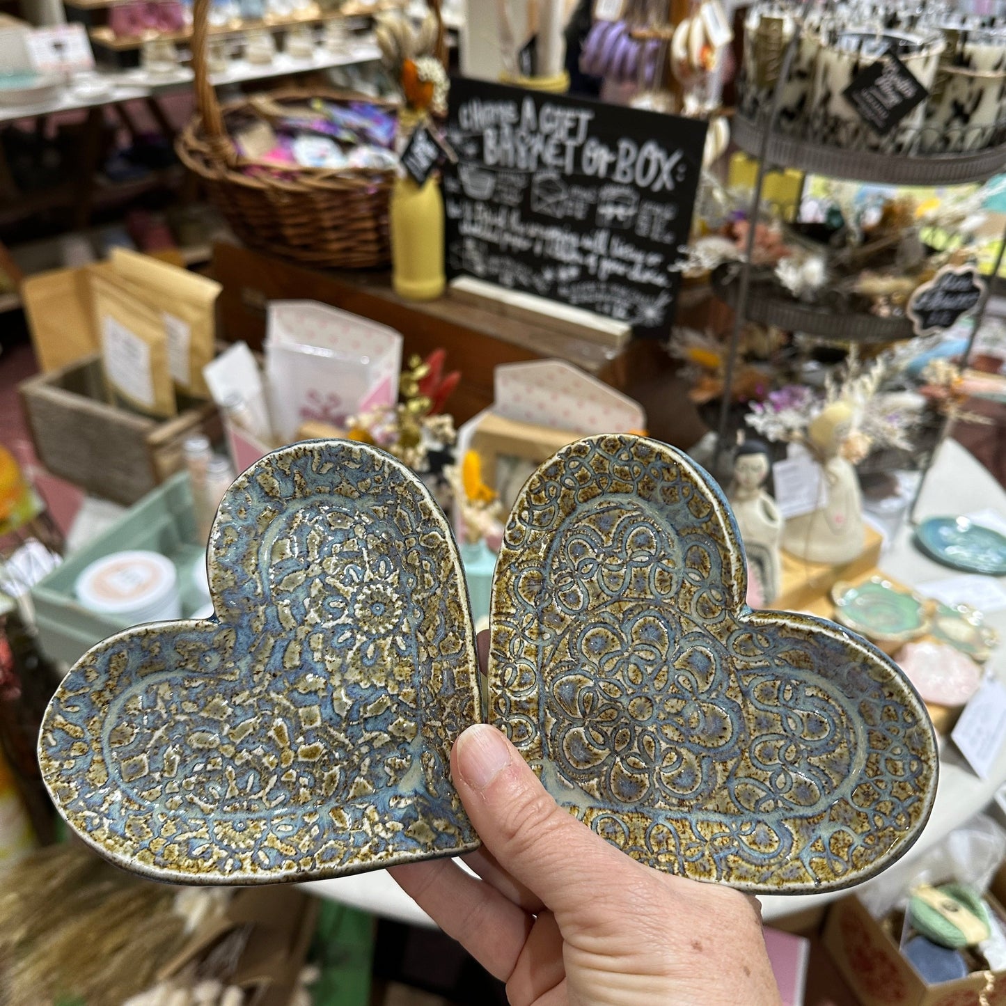 Heart ceramic dish