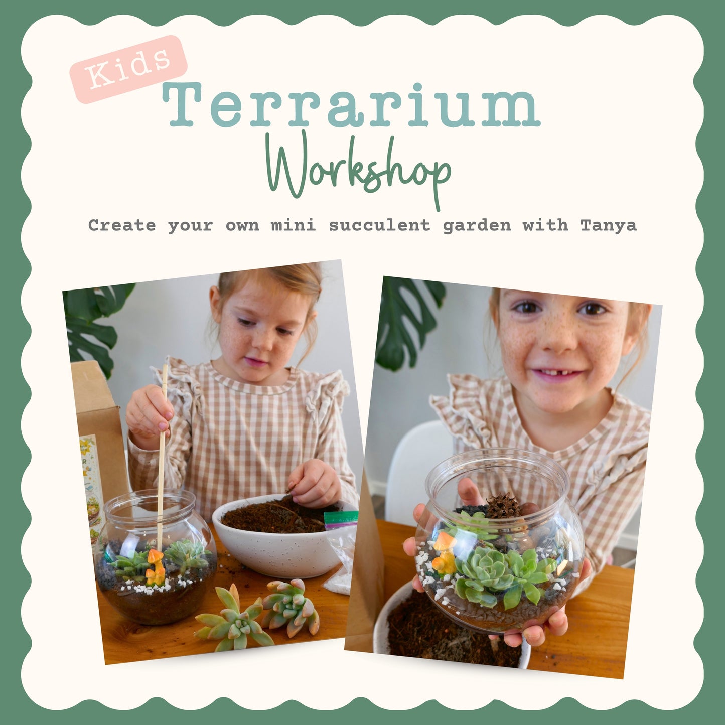 Kids Terrarium Workshop – Georgetown Studio - Wednesday 15 July