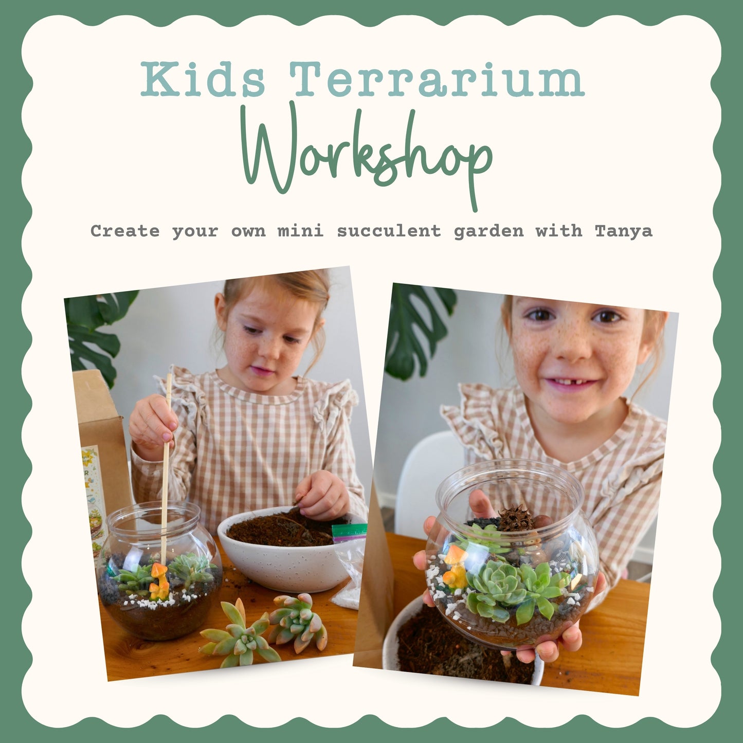 Kids Terrarium Workshop – Georgetown Studio - Wednesday 15 July