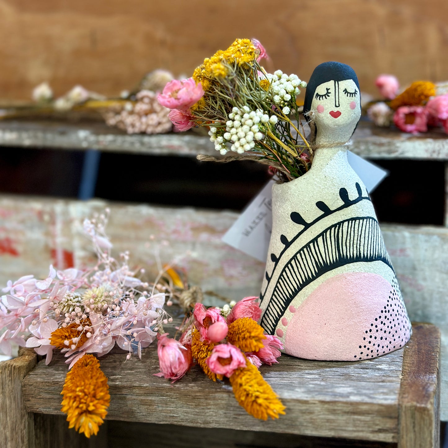 Ceramic Lady Vase