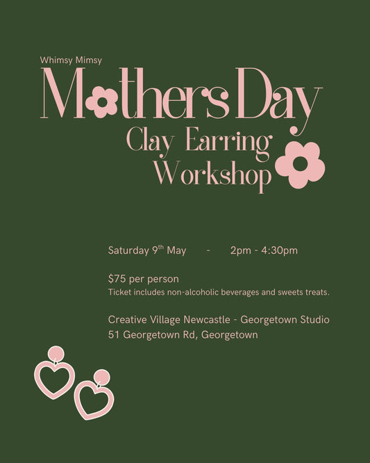 Mother's Day Clay Earring Workshop