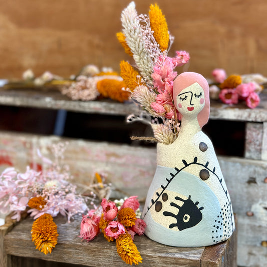 Ceramic Lady Vase