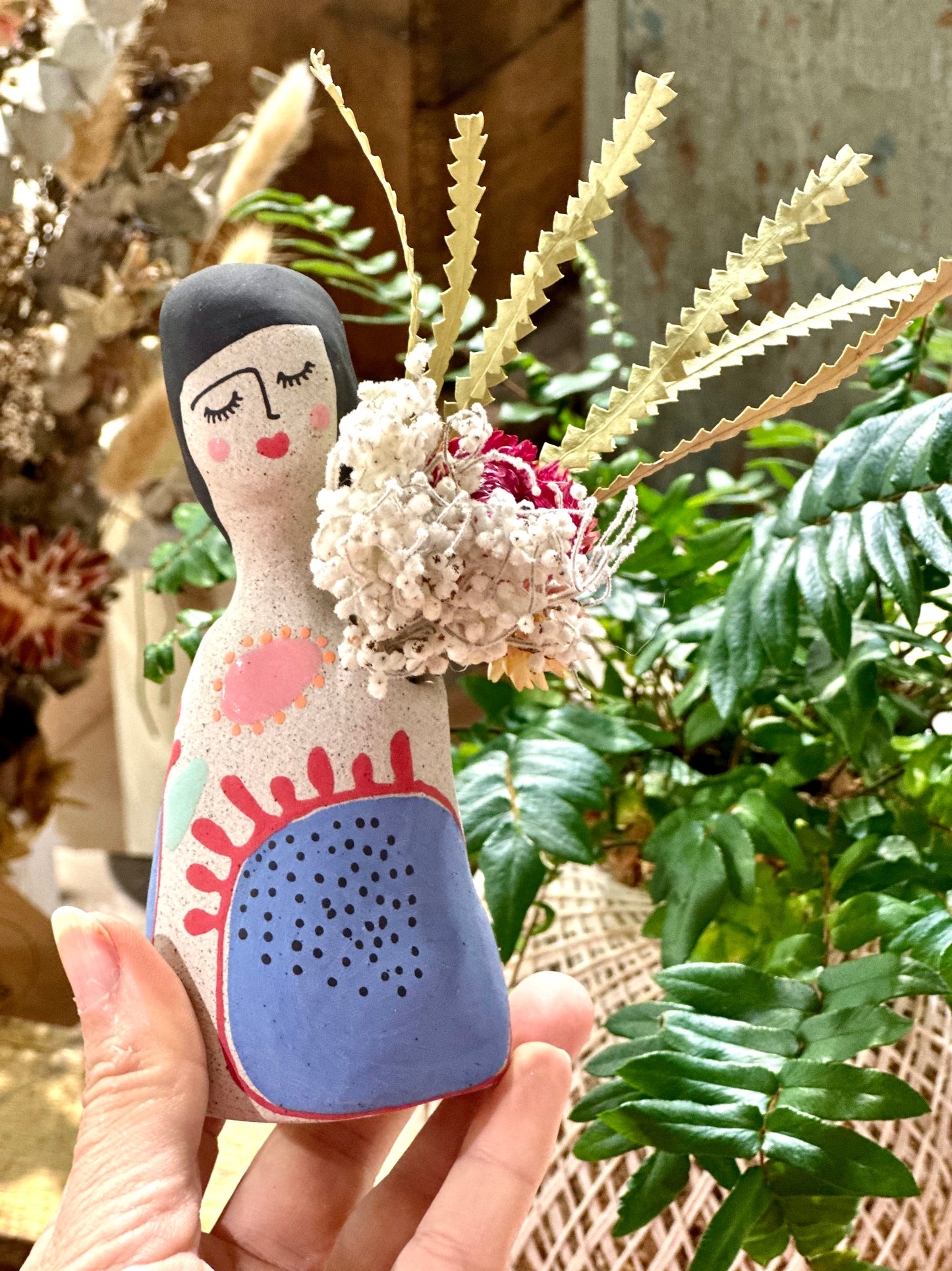 Ceramic Lady Vase